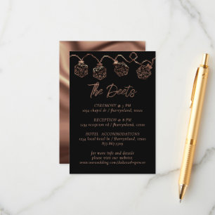 Cartão De Informações Luzes RPG   Detalhe do Jogador de Tabletop Fantasy