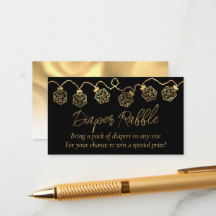 Cartão De Informações Luzes RPG   Dourada Fantasy Tabletop Gamer Raffle