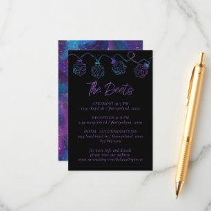 Cartão De Informações Luzes RPG   Nebula Fantasy Tabletop Gamer Detalhe