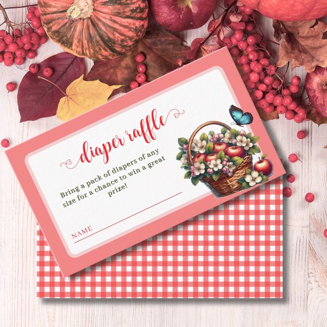 Cartão De Informações Maçã da minha espingarda de fralda dos olhos (Criador carregado)