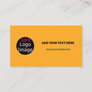Cartão De Informações Macaroni personalizado profissional e queijo laran