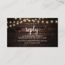 Madeira de Fazenda Rústica, Luzes de Corda, Respos