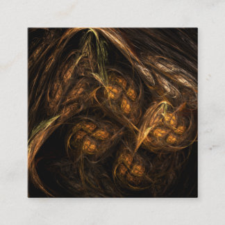Cartão De Informações Mãe Terra Abstrato de Arte