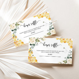 Cartão De Informações Mais doce do que o bilhete de rifa de fralda