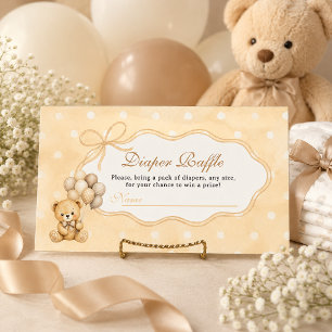 Cartão De Informações Mal Podemos Esperar Roupa Íntima de Bebê de Urso C