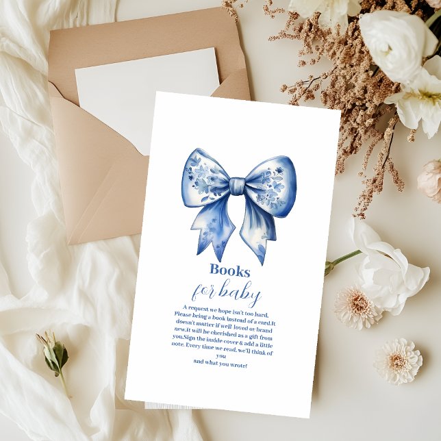 Cartão De Informações Manchas Arcos azuis com fita d'água para bebês (Criador carregado)