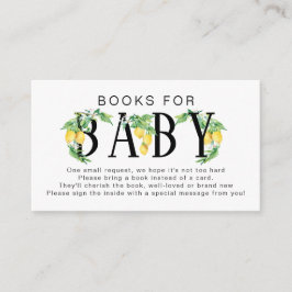 Cartão De Informações Manchas rosa-rosa de limão-Citrus Foliage