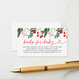 Cartão De Informações Manuais de Chá de fraldas de inverno modernos para