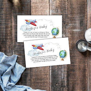 Cartão De Informações Mapa Mundial de Avião ao Redor do Mundo Livros Chá