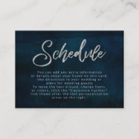 Marinho Luster Blue Silver Schedule