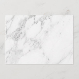 Cartão De Informações Mármore Branco