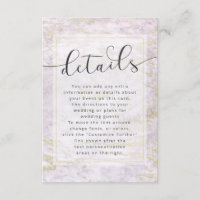 Mármores Modernos em Violeta com Dourados Detalhes