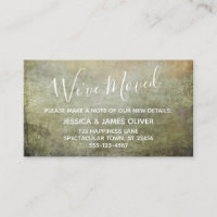 Marrom e mostarda Texturizados Grunge "Nós nos mov