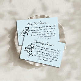 Cartão De Informações Match Made In Heaven Display Bridal Shower 