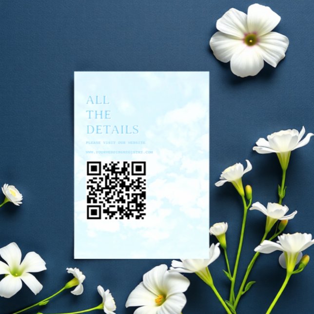 Cartão De Informações Match Made In Heaven Wedding Details  (Criador carregado)