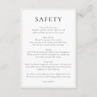 Medidas de segurança | Diretrizes de Covid Casamen