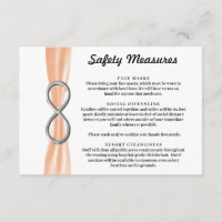 Medidas de Segurança Infinity Fita Laranja Prata