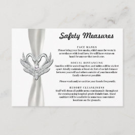 Cartão De Informações Medidas de segurança para os tubos prateados de fi