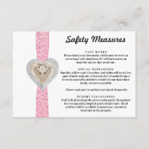 Medidas de Segurança Unicórnio Rosa de Renda