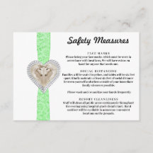 Medidas de Segurança Unicórnio Verde com Renda