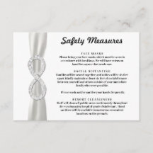 Medidas de Segurança White Ribbon Diamond Infinity