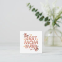 Melhor Mãe do Mundo Design Floral 3D | Presente pa