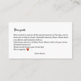 Cartão De Informações Memórias Fotográficas Chá de fraldas do Urso de Te