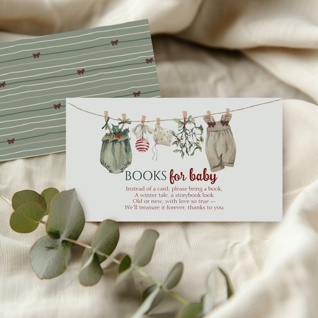 Cartão De Informações Merry Little Christmas Girl Clothes Books for Baby (Criador carregado)