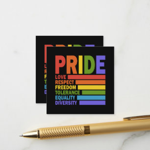 Cartão De Informações Mês do Orgulho LGBT