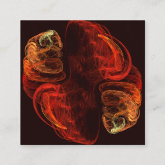 Cartão De Informações Metamorfose Abstrato Art