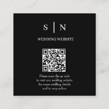 Minimalista e Chic | Código QR Preto e Branco