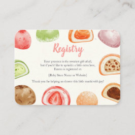 Cartão De Informações Mochi-sweet and full of love!