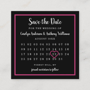 Cartão De Informações Modern Qualquer Calendário De Fotografias A Cor Sa