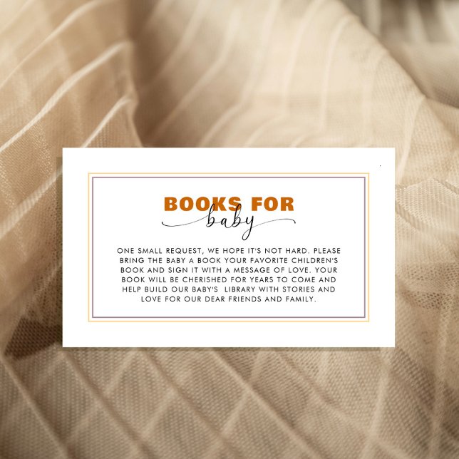 Cartão De Informações  modern Wild One “Book for Baby” (..)