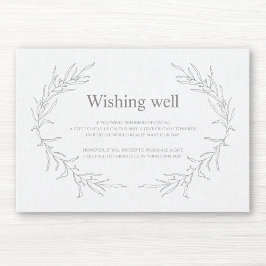 Cartão De Informações Moderno deixa esboço desenhando Desenho Moderno De