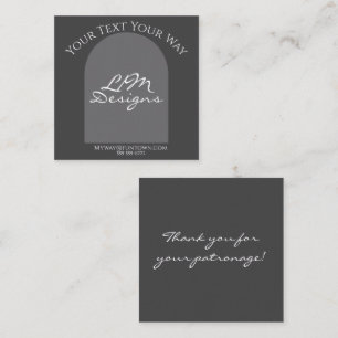 Cartão De Informações Moderno Minimalista