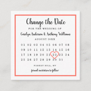 Cartão De Informações Moderno Qualquer Calendário De Fotografias A Cor A