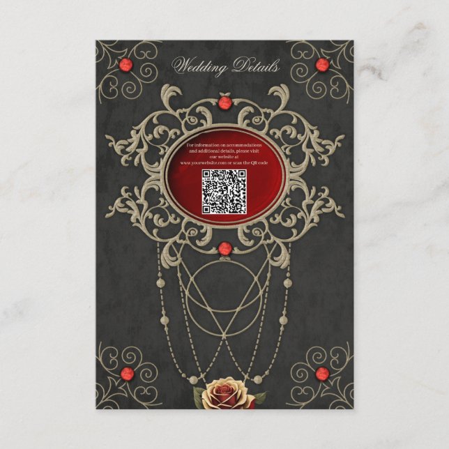 Cartão De Informações Momentos ouro de amor. (Frente)