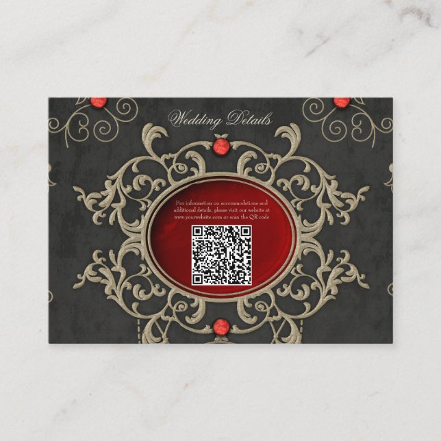 Cartão De Informações Momentos ouro de amor. (Frente)