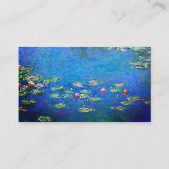 Cartão De Informações Monet Water Lily 1906 (Frente)