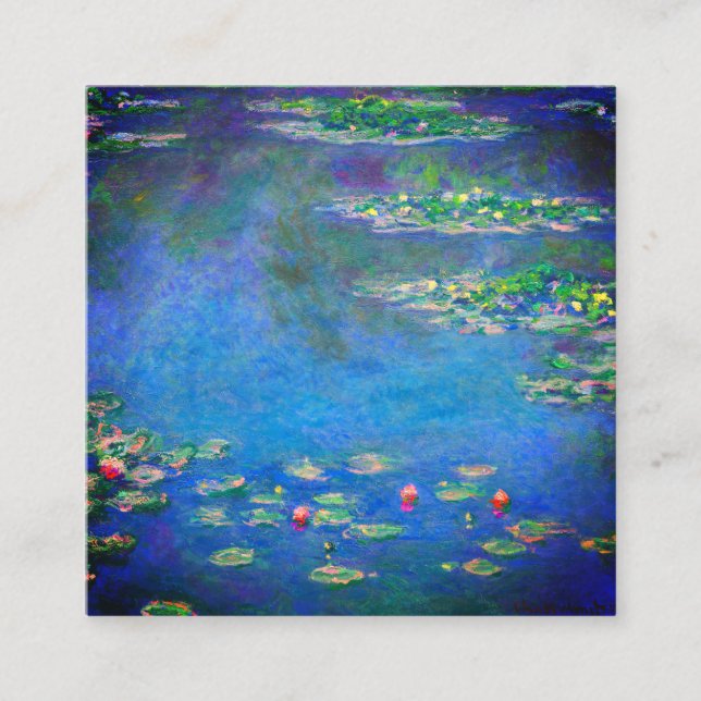 Cartão De Informações Monet Water Lily 1906 (Frente)