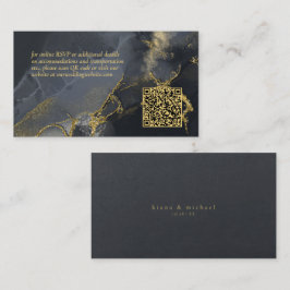 Cartão De Informações Moody Ink Charmalho Dourado Abstrato Website ID988