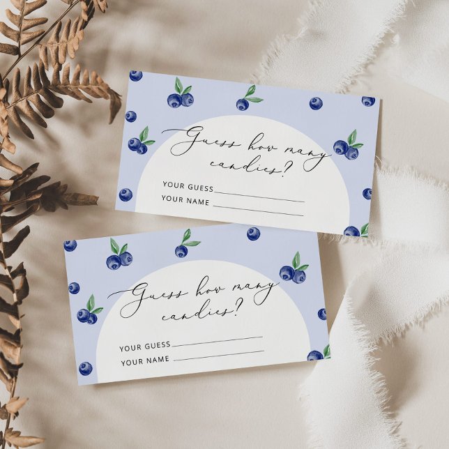 Cartão De Informações Morango doce berço quantas doces na jarra (Criador carregado)