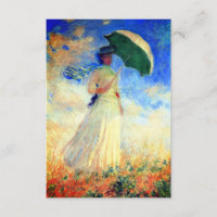Mulher Monet com Parasol à Direita