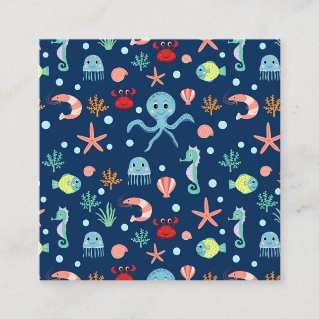 Cartão De Informações Mundo do Mar (Frente)