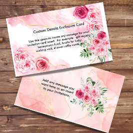 Cartão De Informações Na moda Magenta Rosa Rosa Rosa Rosa Cinzenta