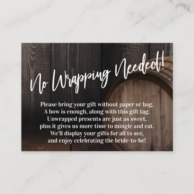 Cartão De Informações Não É Necessário Um Acondicionamento! Manuscrito M (Frente)