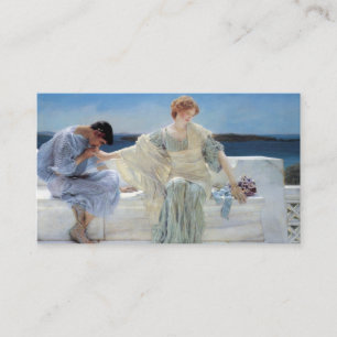 Cartão De Informações Não me pergunte mais pelo casamento de Alma Tadema