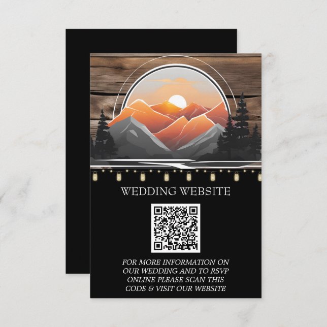 Cartão De Informações Natureza do Sol no Vale do Montanha Russo (Frente/Verso)