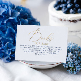 Cartão De Informações Navy Blue Books For Baby Request